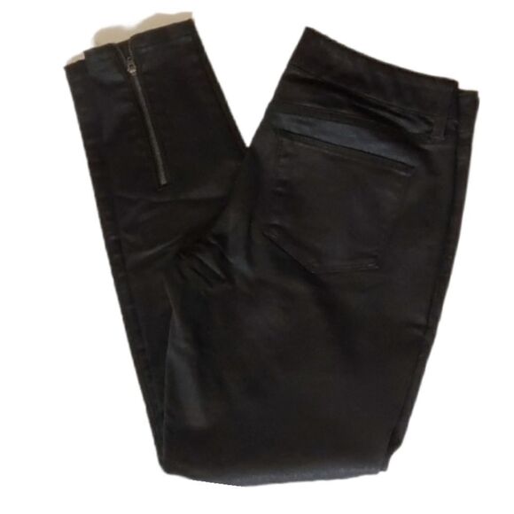 Waxed black jean legging - Picture 1 of 4